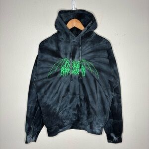 Phoebe Bridgers Hoodie Tie Die Boygenius Wings Gray Tour Merch Size Medium